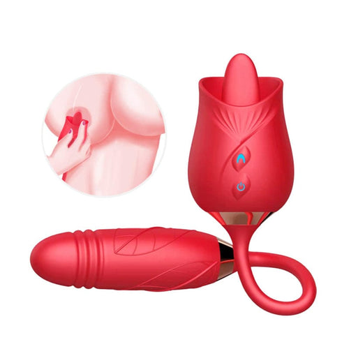 The Rose Toy With Bullet Vibrator Pro