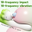 2-in-1 Suction & Telescopic Vibrating Clitoral G Spot Vibrator