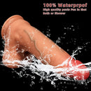 10.03in 9.25in 13in Soft Silicone Big Lifelike Dual Density Dildo