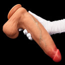 10.03in 9.25in 13in Soft Silicone Big Lifelike Dual Density Dildo