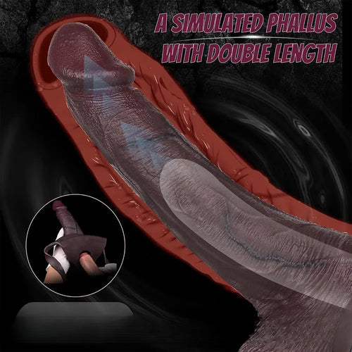 10.03in Hollow Strap on Dildo Panty Big Wearable Cock Dildo For Women