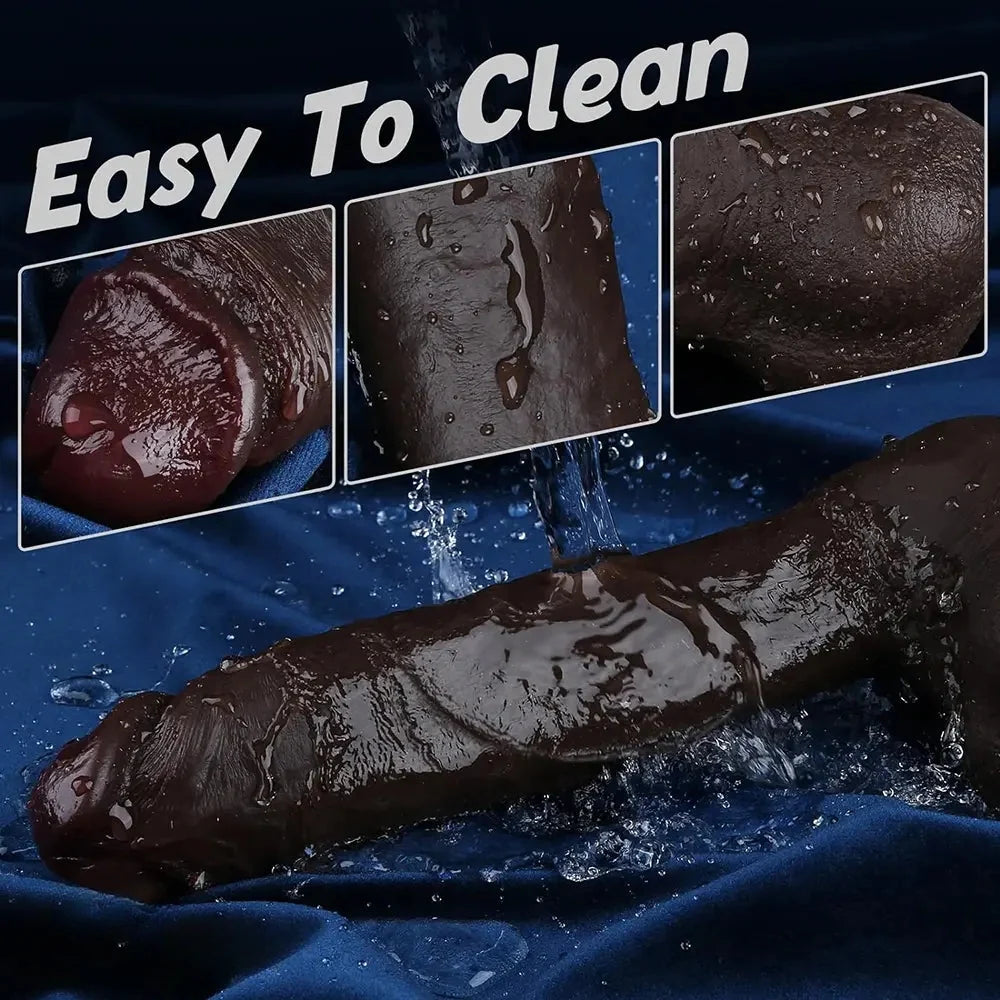 10.04in 10.43in Super Big Silicone Soft Dildo For Female Women Lesbain