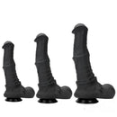 10.04in 11.41in 13.38in Big Black Thick Horse Penis Dildo Sex Toy