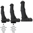10.04in 11.41in 13.38in Big Black Thick Horse Penis Dildo Sex Toy
