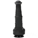 10.04in 11.41in 13.38in Big Black Thick Horse Penis Dildo Sex Toy