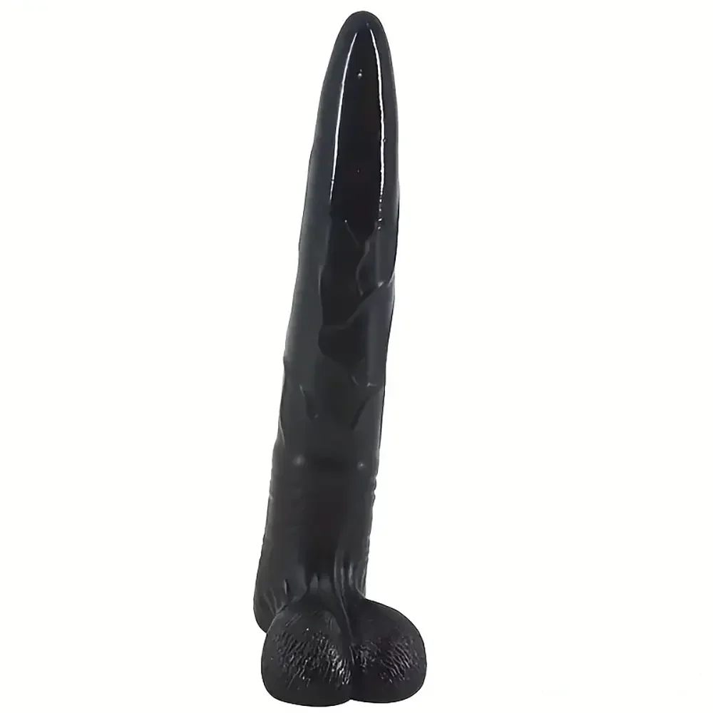 10.04in Large Animal Goat Horn Dildo For G Spot Women Adult Sex Toy
