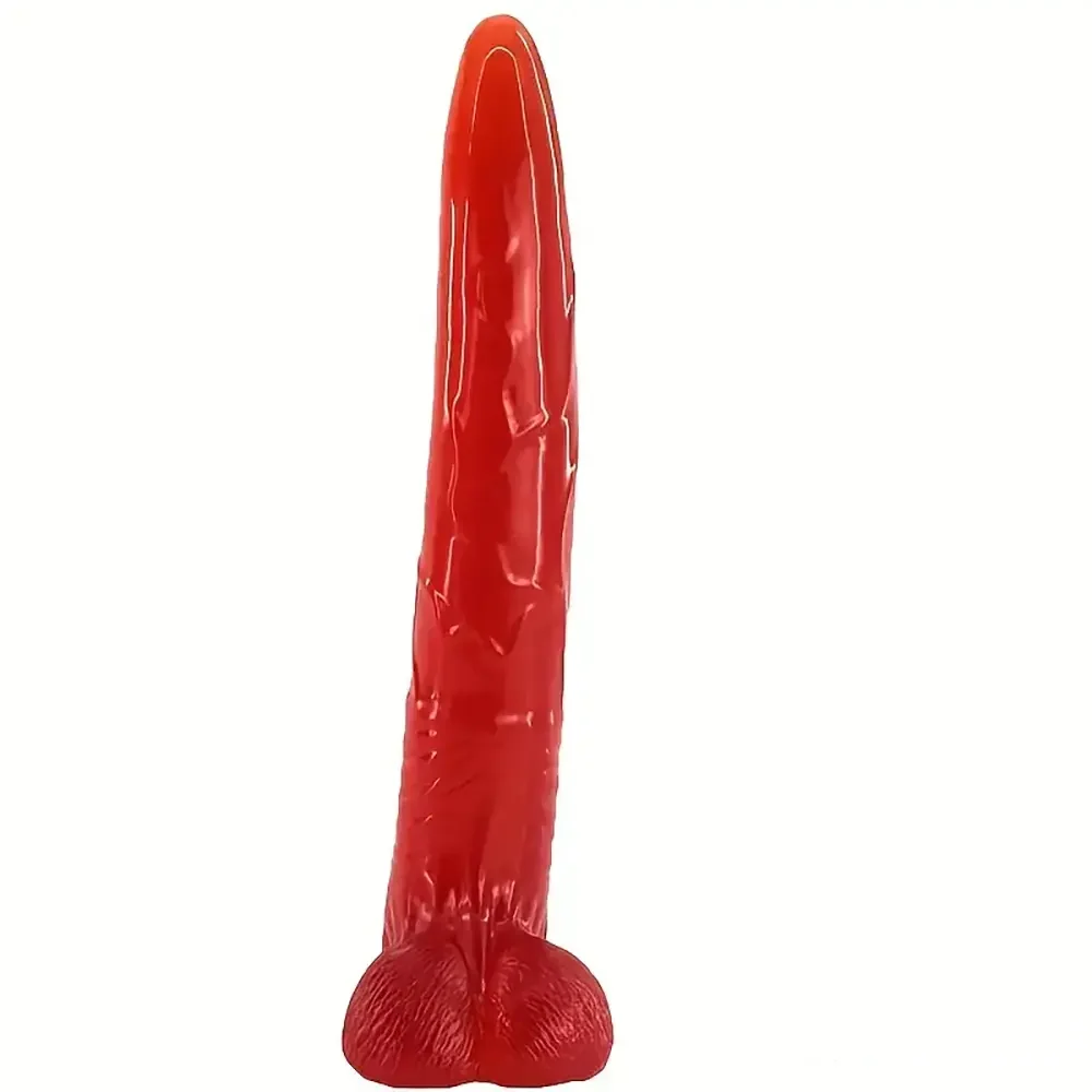 10.04in Large Animal Goat Horn Dildo For G Spot Women Adult Sex Toy