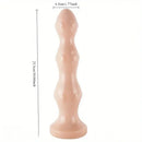 10.04in Large Suction Cup Anal Toy PVC Spiked Butt Plug Dildo