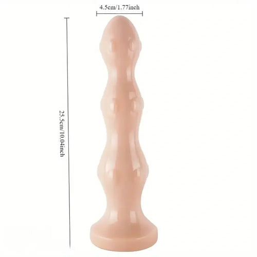 10.04in Large Suction Cup Anal Toy PVC Spiked Butt Plug Dildo