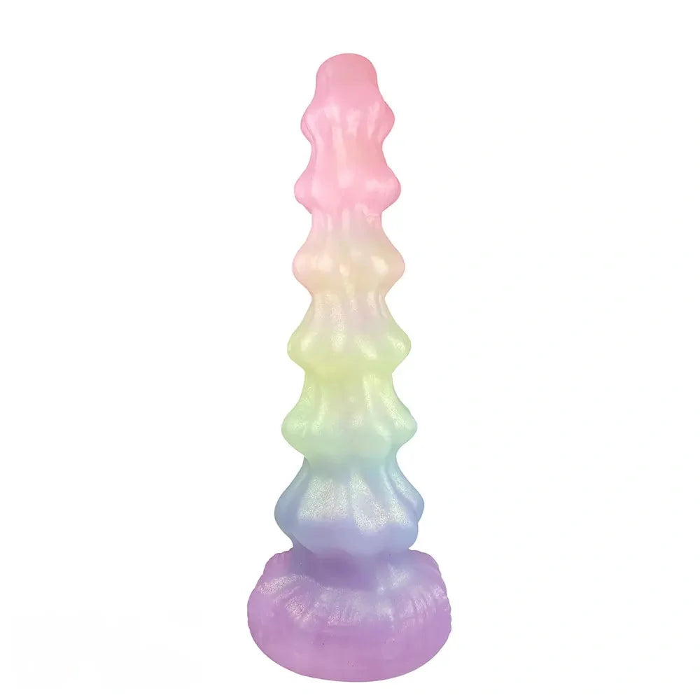 10.04in Monster Silicone Big Odd Dildo Anal Clit Expansion Sex Toy