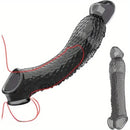 10.16in Penis Cocking Realistic Dildo Penis Sleeve For Girth Enhance Sleeve