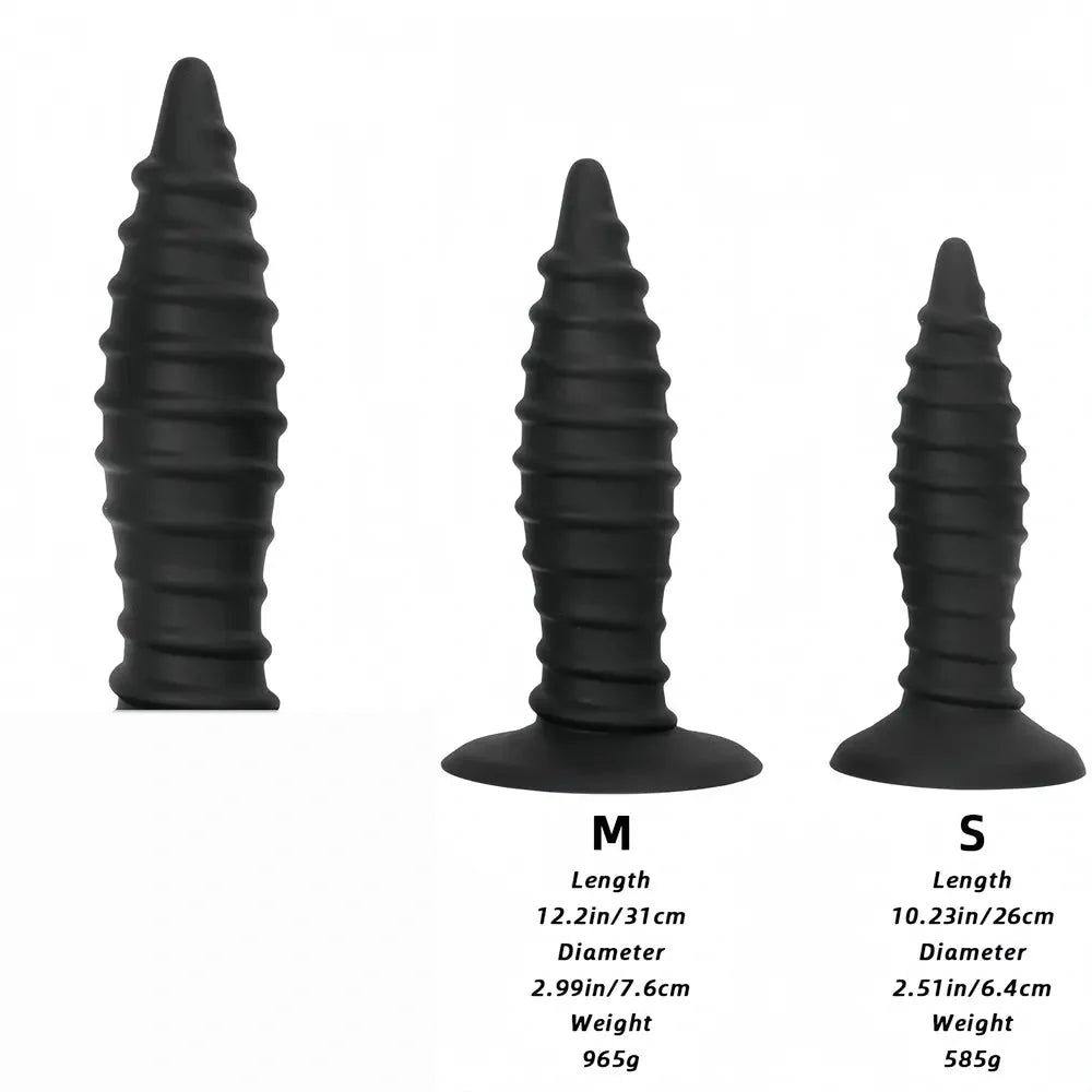 10.23in 12.2in 14.17in Extra Large Long Silicone Tip Anal Plug Dildo