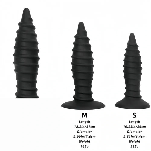 10.23in 12.2in 14.17in Extra Large Long Silicone Tip Anal Plug Dildo