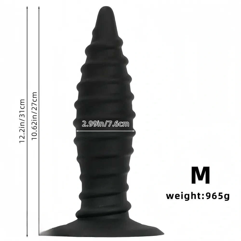 10.23in 12.2in 14.17in Extra Large Long Silicone Tip Anal Plug Dildo