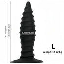 10.23in 12.2in 14.17in Extra Large Long Silicone Tip Anal Plug Dildo