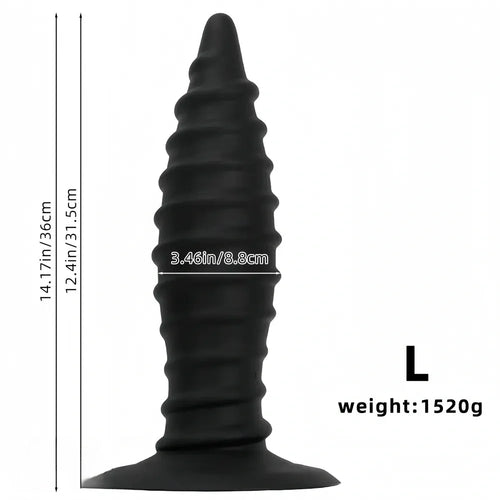 10.23in 12.2in 14.17in Extra Large Long Silicone Tip Anal Plug Dildo