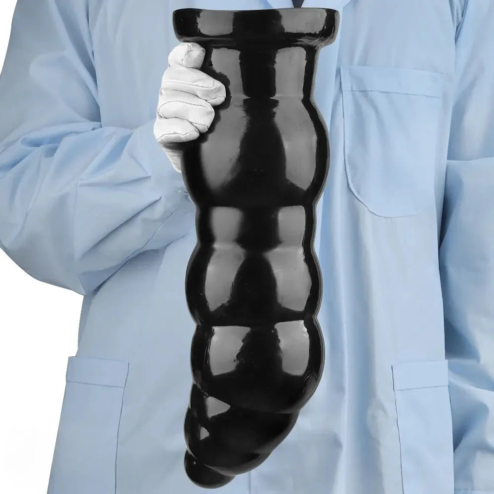 10.23in 14.56in Giant Penis Butt Plug Small Head PVC Fantasy Thick Dildo