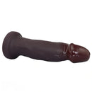 10.23in Big Realistic Skin Silicone Soft Dildo Meaty Feeling G-Spot Stimulator