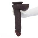 10.23in Double Layer Silicone Big Dildo With Strong Suction Cup Sex Toy