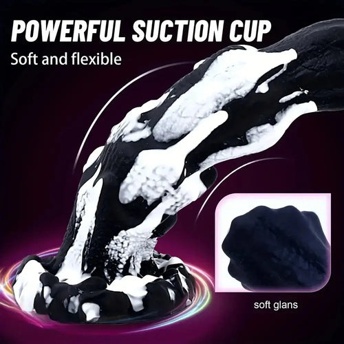 10.2in Realistic Squirting Dildo Ejaculating Toy Big Thick Penis Monster Dildo