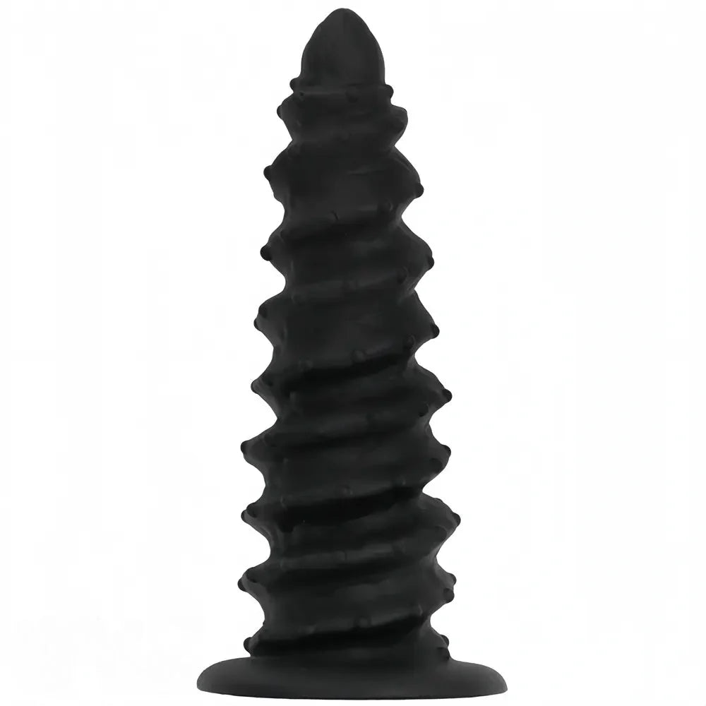10.43in 12in 14.17in Extra-Large Long Threaded Silicone Sharp Head Dildo