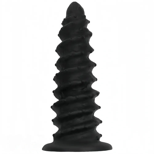 10.43in 12in 14.17in Extra-Large Long Threaded Silicone Sharp Head Dildo