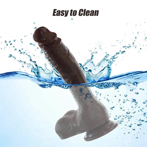 10.43in Oversized Realistic Dildo Soft Thick Penis Huge Phallu Dildo