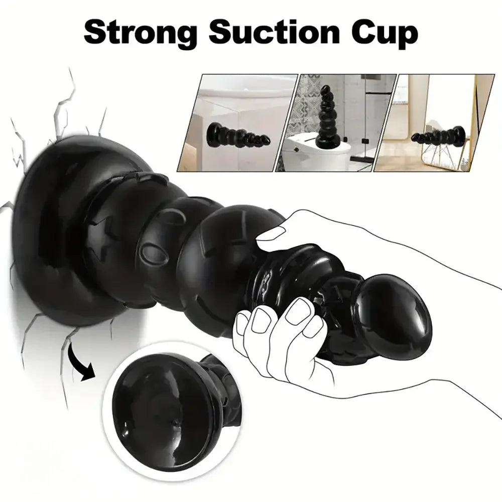 10.43in PVC Anal Dildo With Suction Cup Extra Thick Monster Penis