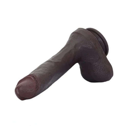 10.56in Dual Density Silicone Huge Thick Curved Dildo Manual G-Spot Massager