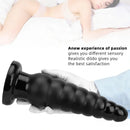 10.63in Realistic Big PVC Black Dildo Butt Plug For Anal Expansion