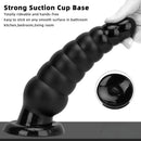 10.63in Realistic Big PVC Black Dildo Butt Plug For Anal Expansion