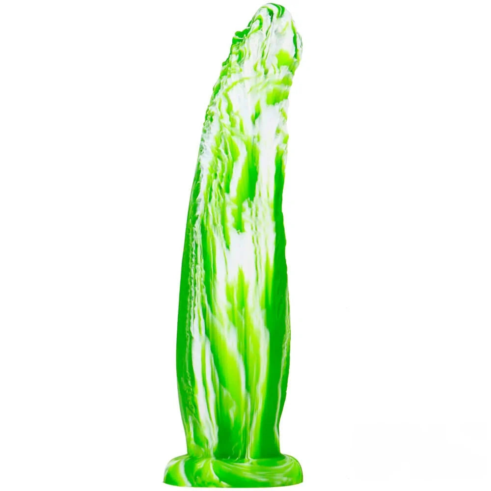 10.6in Cabbage Fruit Big Thick Penis Dildo Sex Toy For Love Sex