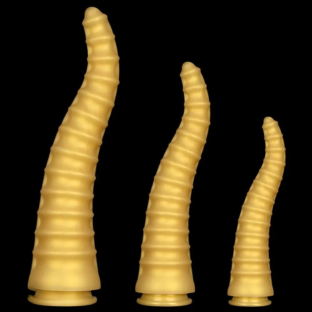10.82in 13.38in 16.73in Silicone Sharp Tip Dragon Long Big Thick Dildo