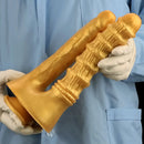 10.82in Big Silicone Soft Gold Double-headed Dildo For Female Lesbian