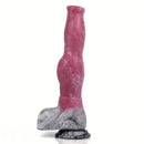 10.82in Liquid Silicone Soft Dog Knot Monster Female Male Animal Dildo