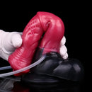 10in Horse Knot Silicone Soft Big Ejaculating Dildo G-Spot Stimulato Massager