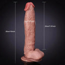10in Oversized Huge Thick Skin Feeling Dildo For Anal Female Sex Toy