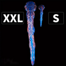 11.02in/13.77in/17.71in/21.65in/25.59in Big Long Octopus Tentacle Soft Dildo