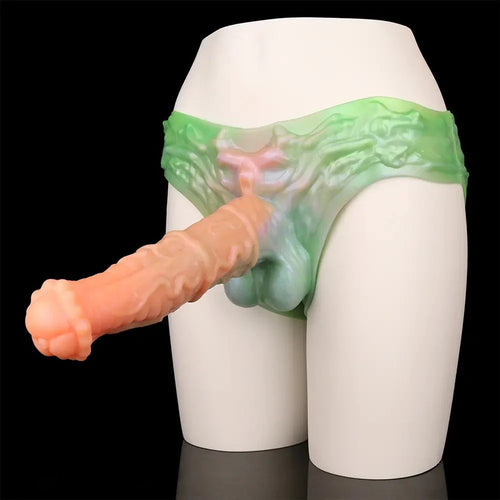 11.02in Horse Big Monster Hollow Dildo Harness Pants Strap on Dildo