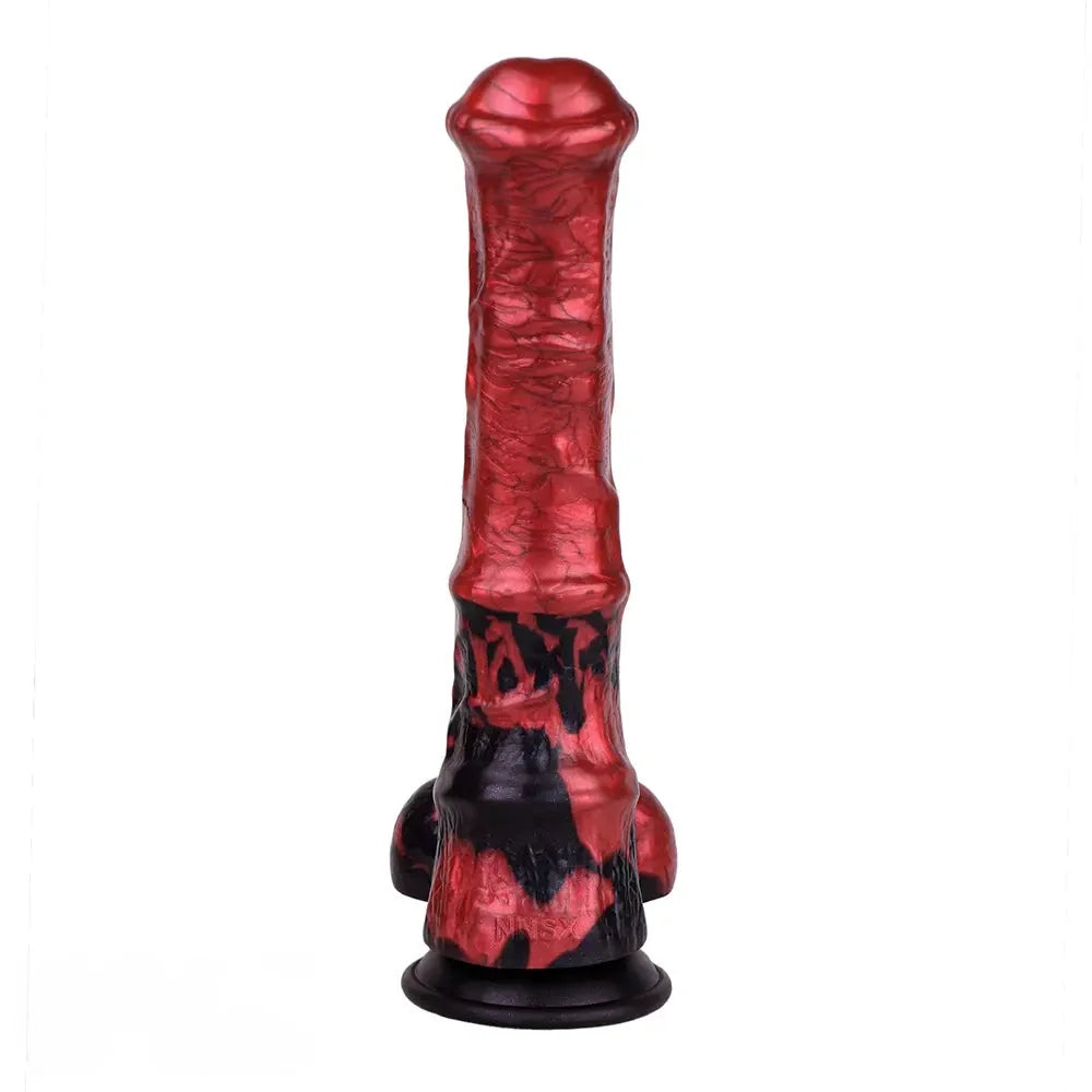 11.02in Liquid Silicone Horse Cock Big Dildo Large Dick Couple Foreplay