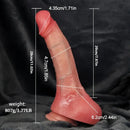 11.02in Realistic Soft Silicone Lifelike Dildo For Clitoral G-spot Simulation