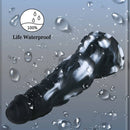 11.02in White Black Colour Mixture Beast Dildo SM Toy For Gay