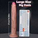 11.22in 13.18in 14.56in Lifelike Strap on Long Dildo For Female Prostate Play