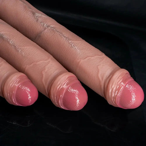 11.22in 13.18in 14.56in Lifelike Strap on Long Dildo For Female Prostate Play