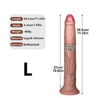 11.22in 13.18in 14.56in Lifelike Strap on Long Dildo For Female Prostate Play
