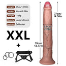 11.22in 13.18in 14.56in Lifelike Strap on Long Dildo For Female Prostate Play