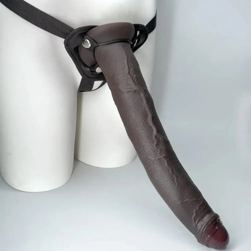 11.22in 13.18in 14.56in Strap on Realistic Big Long Dildo For Male Female Couples