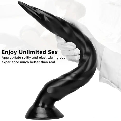 11.41in 14.56in 17.71in Super Large Long Thick Sharp Butt Plug Dildo