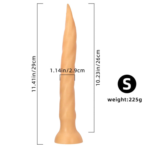 11.41in 14.56in 17.71in Super Large Long Thick Sharp Butt Plug Dildo