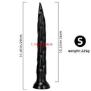 11.41in 14.56in 17.71in Super Large Long Thick Sharp Butt Plug Dildo